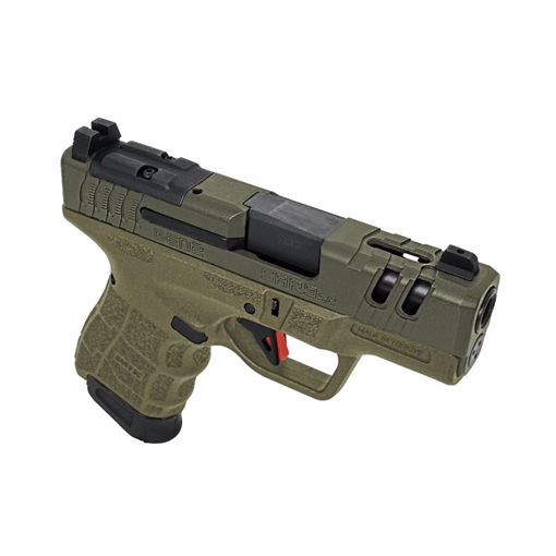 Picture of SAR USA SAR9 SC Gen2 Sub-Compact Frame 9mm Luger 15+1 3.30" Black Steel Barrel, OD Green Cerakote Steel Optic Ready/Ported/Serrated Slide, OD Green Polymer Frame, OD Green Polymer Grip SAR9SCG2OD