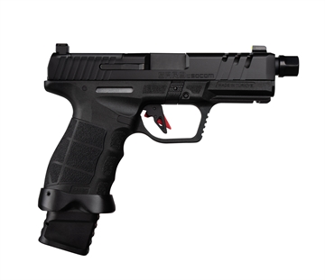 Picture of SAR USA SAR9 C Compact Frame 9mm Luger 21+1 4" Black Steel Barrel, Black Steel Optic Ready/Ported/Serrated Slide, Black Polymer Frame w/Picatinny Rail, Interchangeable Backstrap Grip SAR9CSOCOMBL