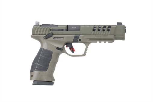 Picture of SAR Firearms SAR9 SPORT GEN3 9MM ODG 5.2" OD GREEN CERAKOTE SAR9SPTG3OD