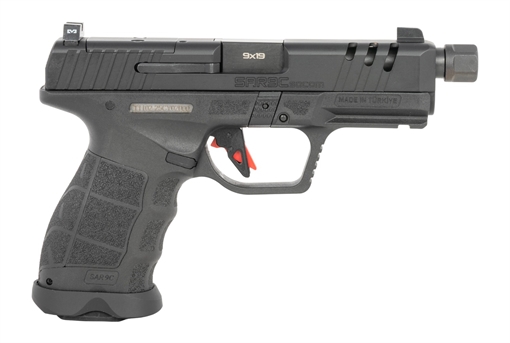 Picture of SAR SAR9 COMPACT SOCOM HGA 9MM 4.7IN THREADED BBL OPTIC READY 3 DOT NIGHT SIGHTS BLACK 2/10RD MAG SAR9CSOCOMBL10
