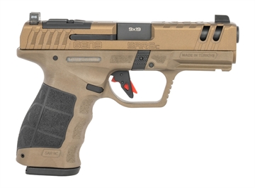 Picture of SAR SAR9 GEN 3 COMPACT HGA 9MM 4 IN BBL OPTICS READY NIGHT SIGHTS BRONZE 2/10RD MAGS 810075873788