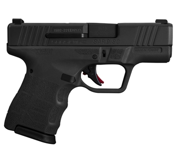Picture of SAR SAR9 SUBCOMPACT HGA 9MM 3.3 IN BBL 3 DOT NIGHT SIGHTS BLACK 2/12RD MAG SAR9SCBL