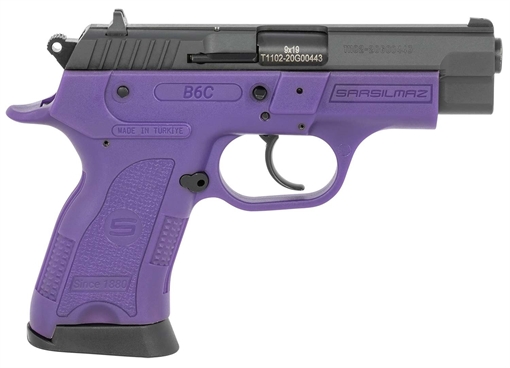 Picture of SAR B6C COMPACT HGA 9MM 3.8 IN BBL VIOLET/BLK 2/13 RD MAGS B69CVT