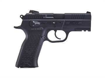 Picture of Sar USA CM9 9mm Luger 3.80" 17+1 Black Black Steel Black Interchangeable Backstrap Grip CM9BL