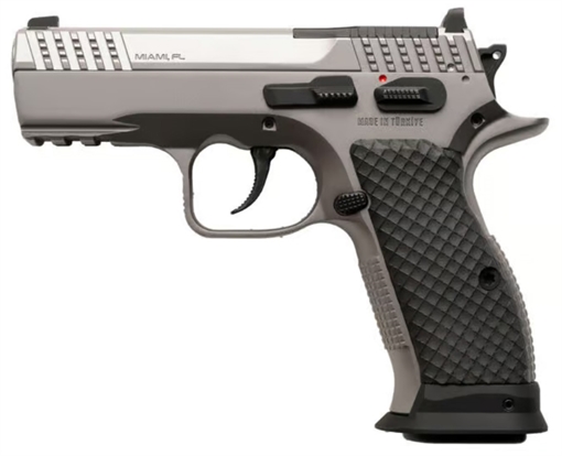 Picture of SAR 7/24 COMPACT HGA 9MM 3.9IN BBL STAINLESS STEEL FS 17RD MAG SAR724C SAR7/24C