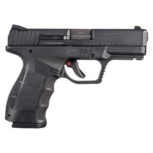 Picture of SAR SAR9 COMPACT HGA 9MM 3.5IN BBL BLACK 2/17RD MAG SAR9CBL