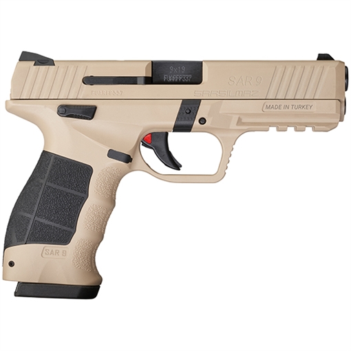 Picture of SAR SAR9 HGA 9MM 4.4IN BBL SAFARI CERAKOTE 2/17RD MAG SAR9SA