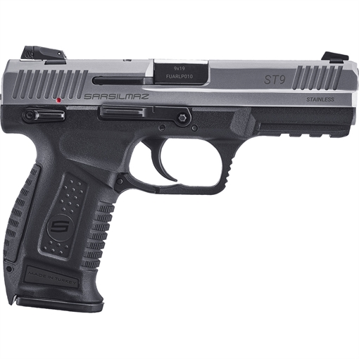 Picture of SAR SAR USA SAR9T Pistol 9mm 4.4 in. Stainless 17 rd. SAR9TST