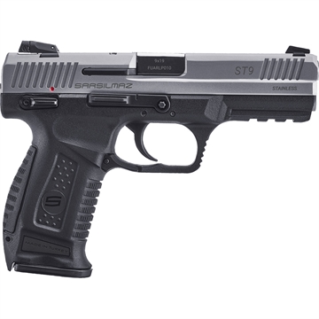Picture of SAR SAR USA SAR9T Pistol 9mm 4.4 in. Stainless 17 rd. SAR9TST