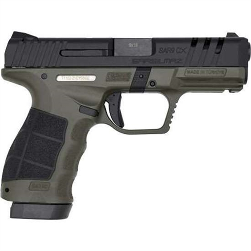Picture of SAR USA SAR9X COMPACT OD GREEN 9MM PSTL SAR9CXODBL