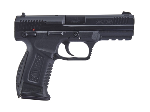 Picture of Sar USA ST45 45 ACP 4.50" 12+1 Black Black Steel Black Interchangeable Backstrap Grip ST45BL