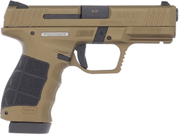 Picture of SAR USA SAR9C 9MM COMPACT 4" 2-15RD BRONZE SAR9CBZ