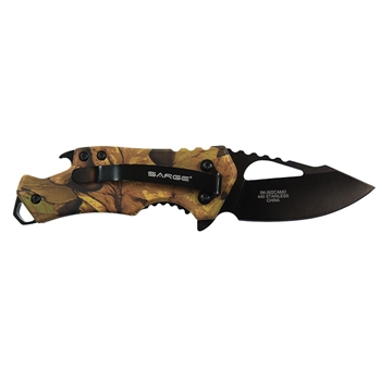 Picture of Sarge Knives Camo Fuse Folding Knife 2-3/8" Drop Point Blade Camo SK-502CAMO