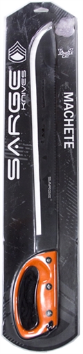 Picture of SARGE KNIVES MACHETE 18" BLD BLK/ORG HNDL    SK-950C