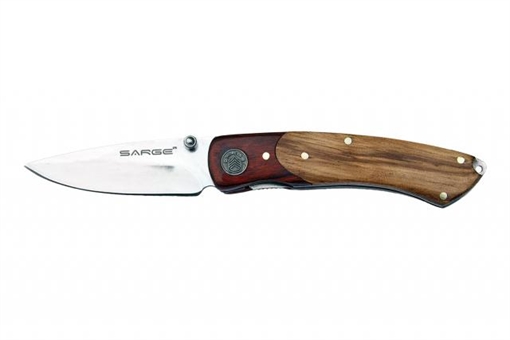 Picture of Sarge Knives Ranger - Two Tone Wooden Liner Locking Knife SK-66