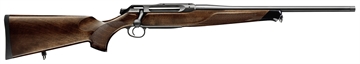Picture of Sauer 505 Lux Full Size 308 Win 3+1 22" Matte Blued Threaded Barrel, Matte Blued Saddle Mount Steel Receiver, Grade 5 Wood Fixed Stock 80117094