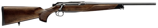 Picture of Sauer 505 Lux Full Size 30-06 Springfield 3+1 22" Matte Blued Threaded Barrel, Matte Blued Saddle Mount Steel Receiver, Grade 5 Wood Fixed Stock 80117096