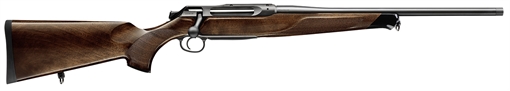 Picture of Sauer 505 Lux Full Size 300 Win Mag 2+1 24" Matte Blued Threaded Barrel, Matte Blued Saddle Mount Steel Receiver, Grade 5 Wood Fixed Stock 80117099