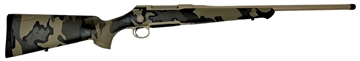Picture of Sauer 100 6.5 Creedmoor 5+1 22" Threaded Barrel & Steel Receiver, Tan Metal Finish, KUIU Verde Camo Ergo MAX Synthetic Stock, Adjustable Single-Stage Trigger, Three-Position Safety S1KVIAST65CT