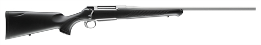 Picture of Sauer 100 Silver XT 300 Win Mag Caliber with 4+1 Capacity, 24" Barrel, Stainless Cerakote Metal Finish & Black Fixed Ergo Max Stock Right Hand (Full Size) S1SX300