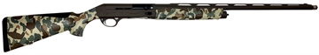 Picture of Sauer SL-5 Waterfowl 12 Gauge 3.5" 3+1 28", Brown Cerakote Barrel/Rec, Fred Bear Old School Camo Furniture, LPA Front Sight, 5 Ext. Chokes Included SASA1230CBFBOS