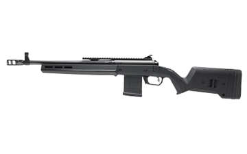 Picture of Savage Arms 110 Magpul Scout, Bolt Action Rifle, 6.5 Creedmoor, 16.5" Barrel, Muzzle Brake, Matte Finish, Black, Magpul Hunter Stock, Picatinny Rail with Rear Peep Sight, Adjustable Front Sight, Savage AccuTrigger, 10 Rounds, 1 AICS Magazine 58172