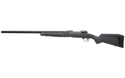 Picture of Savage Arms 110 Varmint Full Size 22-250 Rem 4+1 26" Matte Black Button-Rifled Barrel, Matte Black Drilled & Tapped Carbon Steel Receiver, Adj AccuStock Matte Gray Synthetic Stock, Right Hand 57067