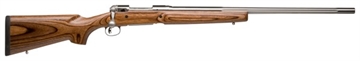 Picture of Savage Arms 12 Varminter Low Profile 204 Ruger 4+1 Cap 26" 1:12" Matte Stainless Rec/Barrel Satin Brown Stock Right Hand (Full Size) with Detachable Box Magazine 18466