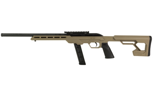 Picture of Savage Arms 64 Precision 22 LR Caliber with 20+1 Capacity, 16.50" Threaded Barrel, Matte Black Metal Finish & Chassis Flat Dark Earth Synthetic Stock Right Hand (Full Size) 45125