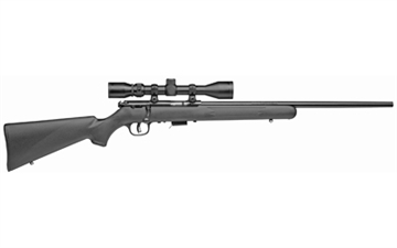 Picture of Savage Arms 93 FXP Full Size 22 WMR 5+1 21" Matte Black Sporter Barrel, Matte Black Drilled & Tapped Carbon Steel Receiver, Matte Black Fixed Synthetic Stock, 3-9x40mm Duplex, Right Hand 91806