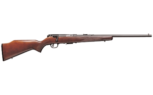 Picture of Savage Arms 93 G Full Size 22 WMR 5+1 21" Matte Black Sporter Barrel, Matte Black Drilled & Tapped Carbon Steel Receiver, Satin Hardwood Fixed Stock, Right Hand 90700