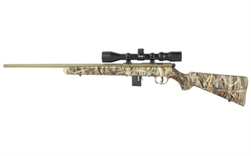 Picture of Savage Arms 93 XP, Bolt Action Rifle, 17 HMR, 21" Barrel, Matte Finish, Brush Camo, 10 Rounds, 1 Magazine, Includes 3-9x40mm Scope 96867