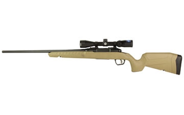 Picture of Savage Arms Axis 2 XP Combo Full Size 308 Win 4+1 22" Black Sporter Barrel, Black Carbon Steel Receiver Drilled & Tapped, Flat Dark Earth Fixed Synthetic Stock, Weaver 3-9x40mm Scope, Right Hand 32165