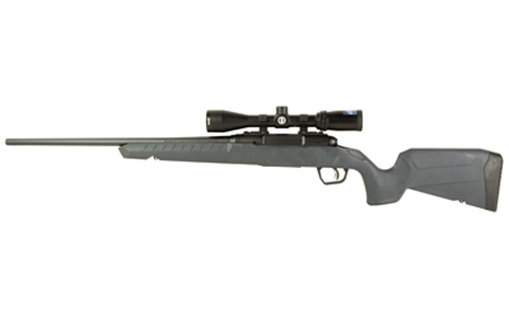 Picture of Savage Arms Axis 2 XP Combo Compact 308 Win 4+1 20" Matte Black Heavy Sporter Barrel & Drilled & Tapped Carbon Steel Receiver, Fixed Matte Gray Synthetic Stock, Right Hand, Boresighted 3-9x40mm 32233