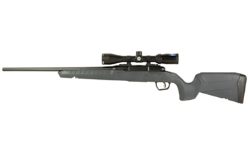 Picture of Savage Arms Axis II XP Compact, Bolt Action Rifle, 7mm-08 Remington, 20" Sporter Contour Barrel, Matte Finish, Black, Gray Polymer Stock, 1 Magazine, 4 Rounds, Includes 3-9x40 Scope 32232