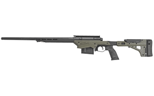 Picture of Savage Arms Axis II Precision, Bolt Action Rifle, 223 Remington, 22" Heavy Barrel, Matte Finish, Black/Olive Drab Green, Polymer/Aluminum Stock, Right Hand, 10 Rounds, Includes 1 AICS Magazine 57549
