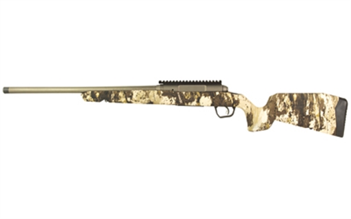 Picture of Savage Arms Axis 2 Pro 243 Win 4+1 20" Gun Metal Bronze Cerakote Heavy Sporter Threaded Barrel, Gun Metal Bronze Cerakote Steel Receiver w/Picatinny Rail, Fixed Western Polymer Stock 32317