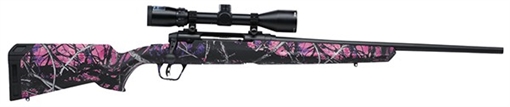 Picture of SAVAGE AXIS II XP COMPACT RIB 243 WIN 20" BBL CAMO SYN STK MUDDY GIRL DBM BUSHNELL BANNER 3-9X40 57100