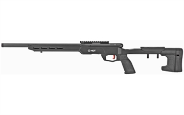 Picture of Savage Arms B Series Precision Full Size 17 HMR 10+1 18" Black Heavy Threaded Barrel, Matte Black Picatinny Rail Carbon Steel Receiver, Matte Black Aluminum MDT ACC Chassis, Black Polymer Grips 70848