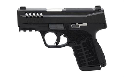 Picture of Savage Arms Stance XR, Striker Fired, Semi-automatic, Polymer Frame Pistol, Micro Compact, 9MM, 3.2" Stainless Steel Barrel, Melonite Finish, Black, Manual Thumb Safety, 3 Dot Sights, 13 Rounds, 2 Magazines 67052
