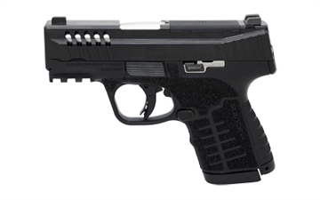 Picture of Savage Arms Stance XR, Striker Fired, Semi-automatic, Polymer Frame Pistol, Micro Compact, 9MM, 3.2" Stainless Steel Barrel, Melonite Finish, Black, Manual Thumb Safety, 3 Dot Sights, 13 Rounds, 2 Magazines 67052