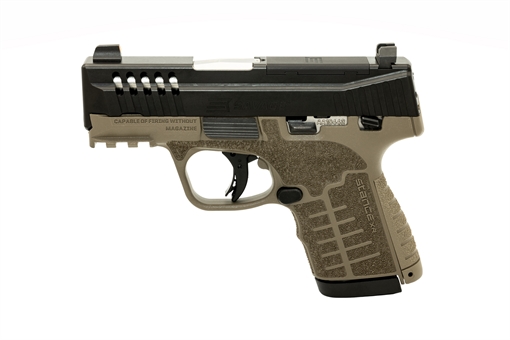 Picture of Savage Arms Stance XR 9mm 13+1 3.20" Natural Black Nitride Ported Stainless Steel Slide FDE Glass Filled Nylon Grip Ambidextrous 67056