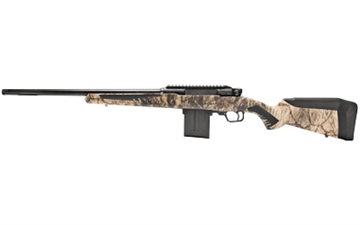 Picture of Savage Arms Impulse Predator, Straight Pull Bolt Action Rifle, 22-250, 20" Barrel, Threaded, Matte Finish, Black, Mossy Oak Terra Gila Camo AccuStock, Right Hand, AccuTrigger, Detachable Box Magazine, 20 MOA Rail, 10 Rounds, 1 AICS Magazine 57657