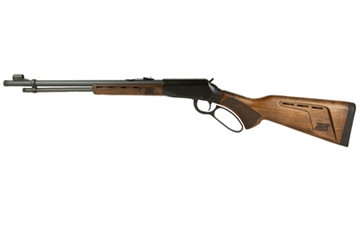 Picture of Savage Arms Revel DLX, Lever Action, 22 LR, 18" Carbon Steel Barrel, Medium Profile, Satin Finish, Black, Oversize Loop, Stippled Pistol Grip, Rubber Butt Pad, Adjustable Sights, Walnut Stock, 12 Rounds 46020