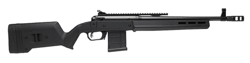 Picture of Savage Arms 110 Scout Full Size 5.56 NATO 10+1 16.50" Matte Black Threaded Barrel, Picatinny Rail Carbon Steel Receiver, Black Magpul Hunter Synthetic Stock Left Hand 58179