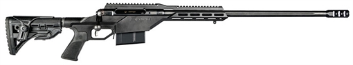 Picture of Savage 110BA Stealth 300 Win Mag 24" 5+1 Matte Black 6 Position Fab Defense GLR-16 w/Adjustable Cheekpiece Stock 011356226396