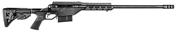 Picture of Savage 110BA Stealth 300 Win Mag 24" 5+1 Matte Black 6 Position Fab Defense GLR-16 w/Adjustable Cheekpiece Stock 011356226396