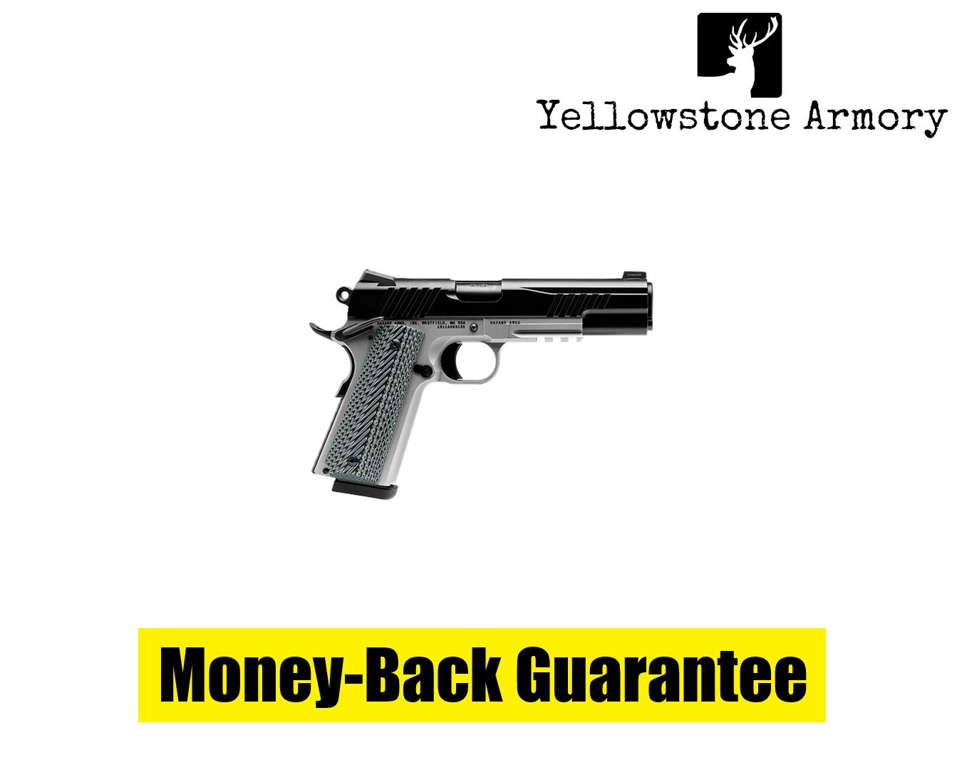 Savage 1911 Government Pistol 45 ACP 5 in. Two Tone 8 rd. w/Rail 67207-img-0