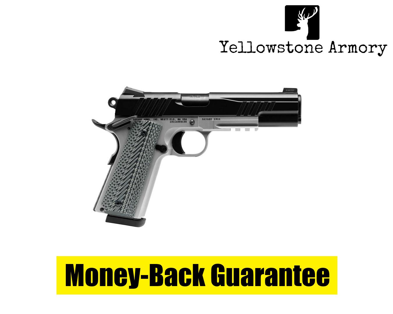 Savage 1911 Government Pistol 9mm 5 in. Two Tone 10 rd. w/Rail 67208-img-0