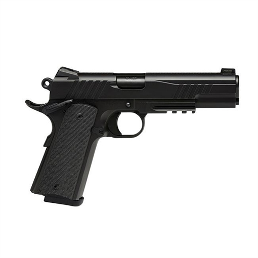 Picture of Savage 1911 Gov't Style Handgun 9mm Luger 10rd Magazines (1) 5" Barrel Black Melonite with Rail - DEMO 67211D